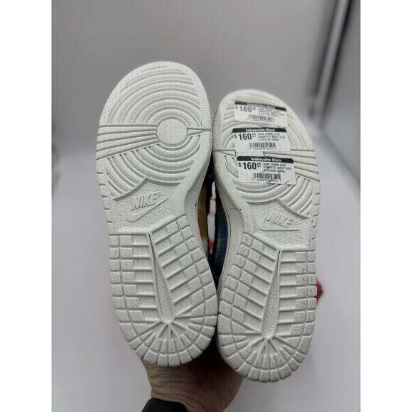 Size 5.5 (GS) - Nike Dunk Low SE Graffiti - Obsidian bs859 - Picture 5 of 6